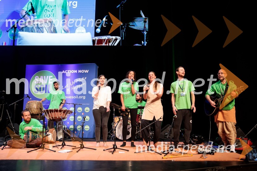 Sadhguru v Sloveniji, predavanje Rešimo prst (Save Soil)