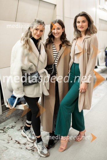  Maja Malnar, manekenka;  Tesa Jurjaševič, blogerka in stilistka revije GRAZIA;  Nina ZadravecSadhguru v Sloveniji, predavanje Rešimo prst (Save Soil)