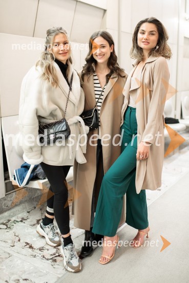  Maja Malnar, manekenka;  Tesa Jurjaševič, blogerka in stilistka revije GRAZIA;  Nina ZadravecSadhguru v Sloveniji, predavanje Rešimo prst (Save Soil)