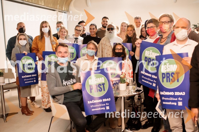 Sadhguru v Sloveniji, predavanje Rešimo prst (Save Soil)