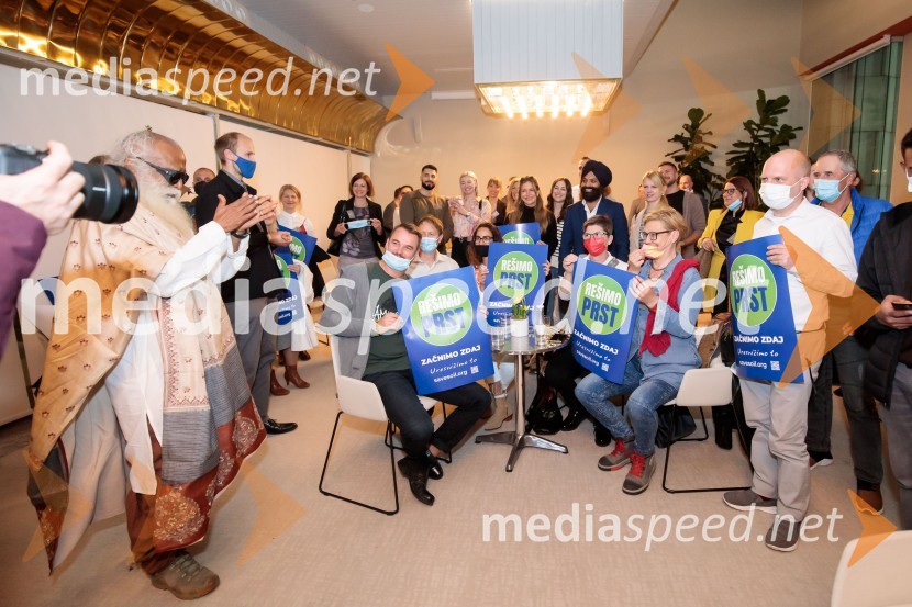 Sadhguru v Sloveniji, predavanje Rešimo prst (Save Soil)