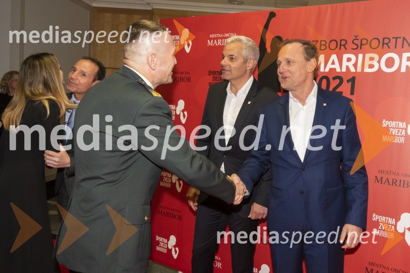  ... ;  Saša Arsenovič, župan občine Maribor, podjetnik; dr. Samo Peter Medved,  podžupan, Mestna občina Maribor Izbor športnika Maribora 2021