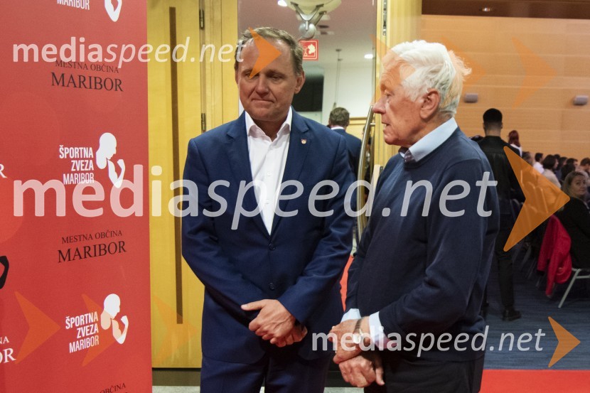 dr. Samo Peter Medved,  podžupan, Mestna občina Maribor ;  Tone Vogrinec, športni in smučarski funkcionarIzbor športnika Maribora 2021