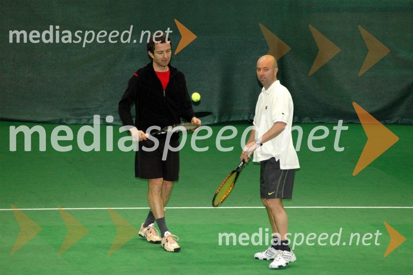 Tomaž Orešič, EFT Group in Iztok Božič, slovenski teniški igralec1. VIP CUP UNITUR 2008