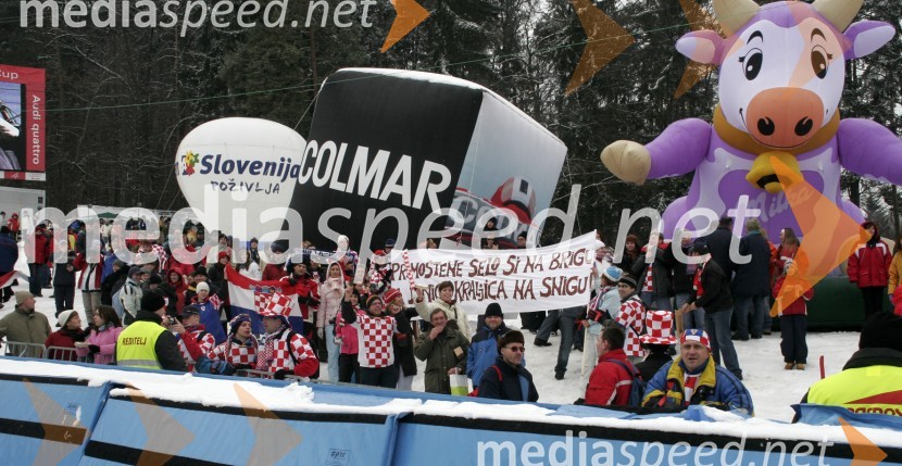 Hrvaški navijači
(nedeljski slalom)42. Zlata lisica