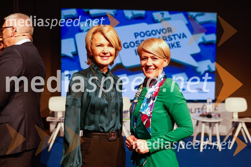  Nevenka Črešnar Pergar, lastnica in direktorica podjetja NP Consulting; dr. Aleksandra Pivec, stranka Naša dežela, predsednicaGospodarski krog, Amcham Slovenija