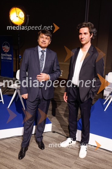  Andrej Božič, predsednik, Združenje Manager;  Luka Mesec, koordinator, Stranka LevicaGospodarski krog, Amcham Slovenija