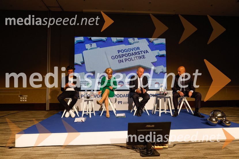  Luka Mesec, koordinator, Stranka Levica; dr. Aleksandra Pivec, stranka Naša dežela, predsednica;  Andrej Šircelj, minister za finance;  ... Gospodarski krog, Amcham Slovenija