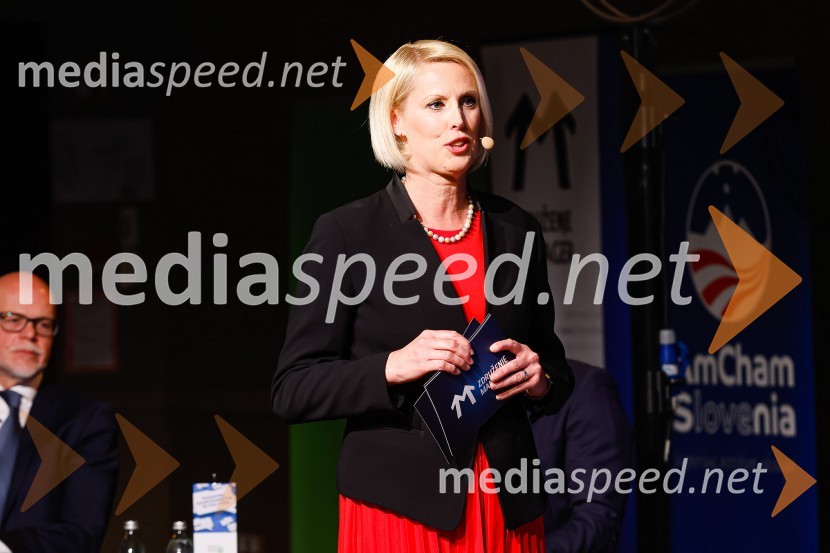 dr. Angelika Mlinar, evropska poslanka ALDEGospodarski krog, Amcham Slovenija