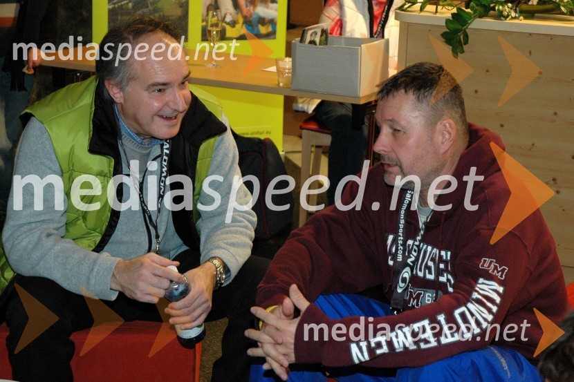 Rajko Djordjevič, direktor VTV in Bojan Požar, glavni in odgovorni urednik spletnega časopisa Požareport1. VIP CUP UNITUR 2008