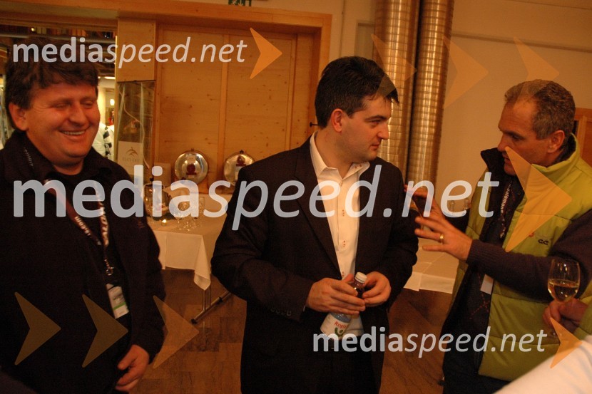 Jože Fingušt, mesarstvo Fingušt, Robert Kejžar, direktor hotela Planja in hotela Rogla in Damjan Pintar, direktor podjetja Unitur1. VIP CUP UNITUR 2008