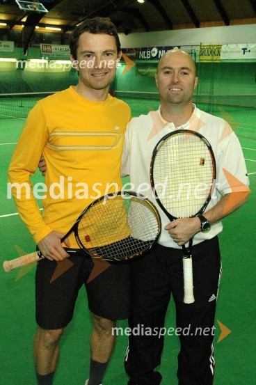 Tomaž Orešič, EFT Group in Iztok Božič, slovenski teniški igralec1. VIP CUP UNITUR 2008