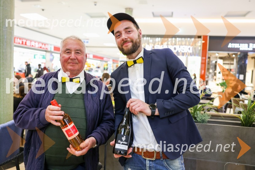  Roman Mulec, Vinogradništvo Mulec;  Aleksander Rigo, Rigo VinoPubeci v Citycentru Celje