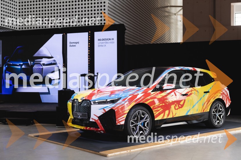 Zaključek natečaja in predstavitev zmagovalne umetniške preobrazbe BMW iX