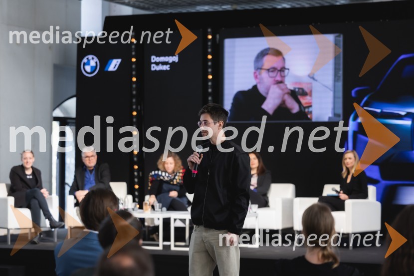  Urban Klinkon, magistrski študent ALOUZaključek natečaja in predstavitev zmagovalne umetniške preobrazbe BMW iX