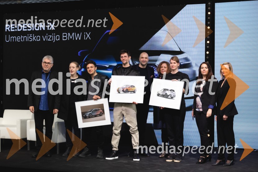 Zaključek natečaja in predstavitev zmagovalne umetniške preobrazbe BMW iX