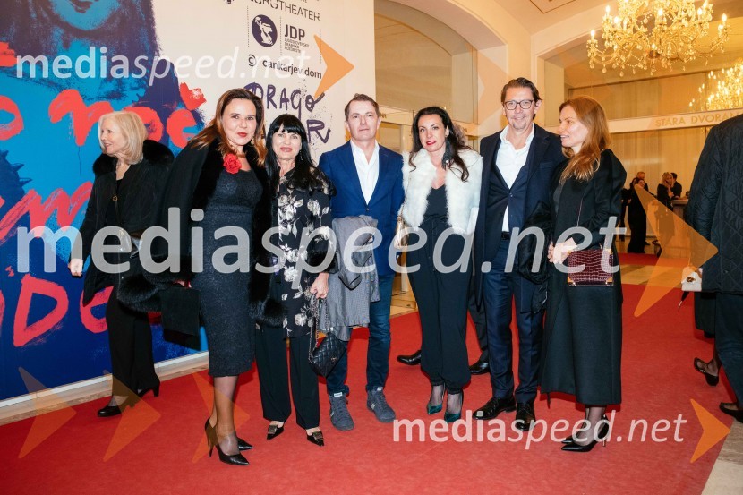  Vesna Kristančič; mag.  Helena  Cvikl, profesorica, Turistica Portorož;  Tomaž Orešič, podpredsednik skupine Resalta;  Tijana Orešič Barač, dr. med. specialistka dermatologijeSvatba & posvetitev pomladi, premiera baleta Edwarda Cluga