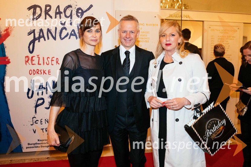  Mojca Perc;  Andrej Kac, odvetnik;  Pia Clug, baletna plesalkaSvatba & posvetitev pomladi, premiera baleta Edwarda Cluga