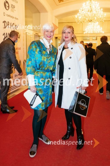  Barbra Drnač, novinarka, plesalka, koreografinja in televizijska voditeljica;  Pia Clug, baletna plesalkaSvatba & posvetitev pomladi, premiera baleta Edwarda Cluga