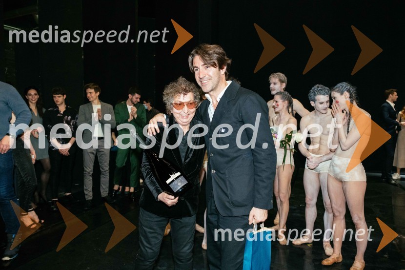  Dragica Petrovič, režiserka in producentka;  Edward Clug, umetniški direktor, Balet SNG MariborSvatba & posvetitev pomladi, premiera baleta Edwarda Cluga