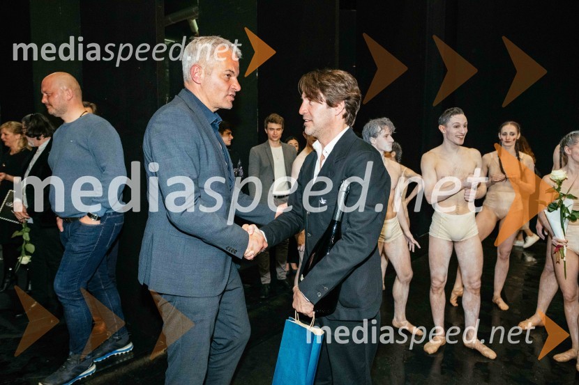  Aleksander Saša Arsenovič, župan, Mestna občina Maribor;  Edward Clug, umetniški direktor, Balet SNG MariborSvatba & posvetitev pomladi, premiera baleta Edwarda Cluga