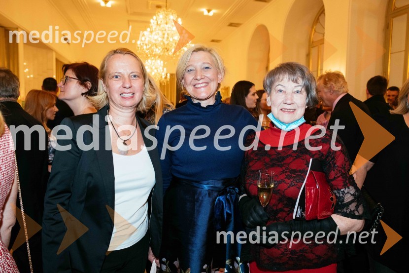  Jasmina Leskovar, SNG Maribor;  Ignacija  Fridl Jarc, državna sekretarka na Ministrstvu za kulturo RS;  Martina De Melin TrabeSvatba & posvetitev pomladi, premiera baleta Edwarda Cluga