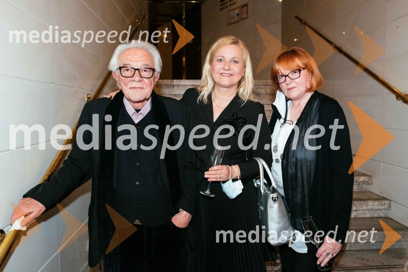  Slavko Deržek, profesor francoskega jezika;  Andreja Zakonjšek Krt, sopranistka;  Carmen Deržek, profesoricaSvatba & posvetitev pomladi, premiera baleta Edwarda Cluga