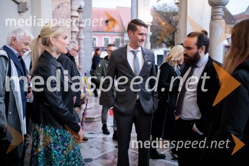  Ana Černe;  Janez Černe, podžupan Mestne občine Kranj;   Jure Novak, režiser, direktor, Prešernovo gledališče KranjSklepna slovesnost 52. tedna slovenske drame