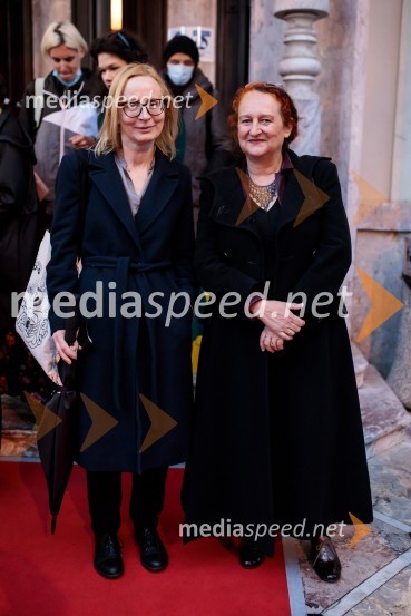  Petra Vidali, urednica kulture, Večer;  Marinka Poštrak, dramaturginja, Prešernovo gledališče KranjSklepna slovesnost 52. tedna slovenske drame