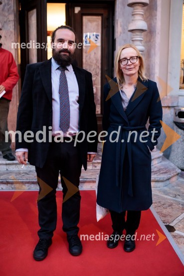   Jure Novak, režiser, direktor, Prešernovo gledališče Kranj;  Petra Vidali, urednica kulture, VečerSklepna slovesnost 52. tedna slovenske drame