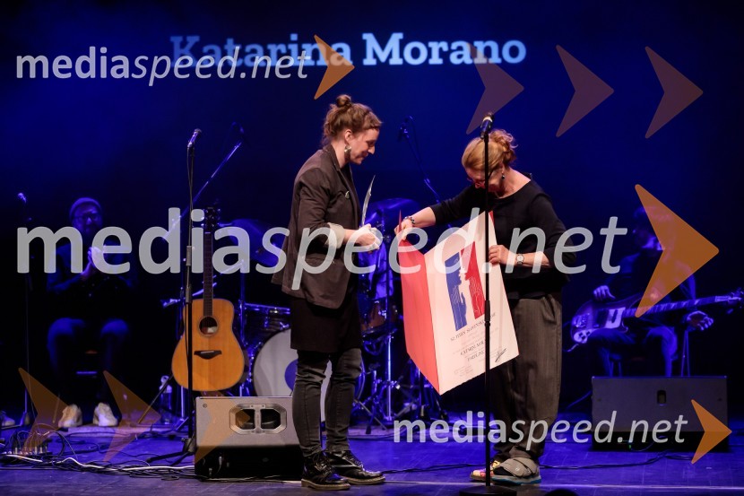  Katarina Morano, režiserka, dramaturginja;  Vesna  Jevnikar, igralkaSklepna slovesnost 52. tedna slovenske drame