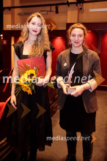  Ela Božič, dramaturginja;  Katarina Morano, režiserka, dramaturginjaSklepna slovesnost 52. tedna slovenske drame