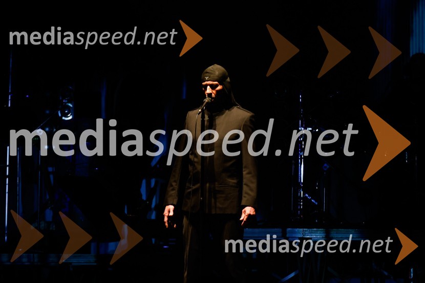  Milan Fras, vokal, skupina LaibachLaibach: Mi smo narod, koncert