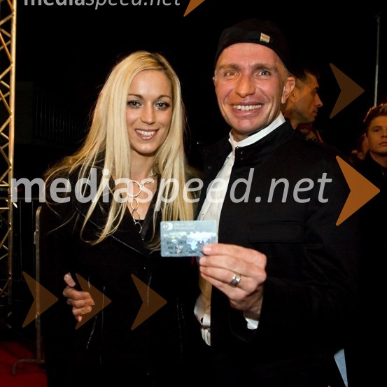 ... in Igor Jelen - Iggy, koreograf in lastnik plesnega studia IgenAl Gore v Sloveniji na zabavi Diners Black Card