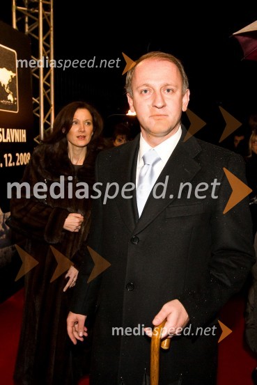 Damijan Mihevc, predsednik nadzornega sveta Zavarovalnice TriglavAl Gore v Sloveniji na zabavi Diners Black Card