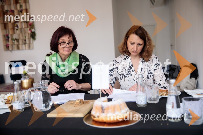  Mirjam Kavčič, direktorica Lesaffre Slovenija;  Janja Štrumbelj, La PoticaMojster potice - Fala kraljice 2022