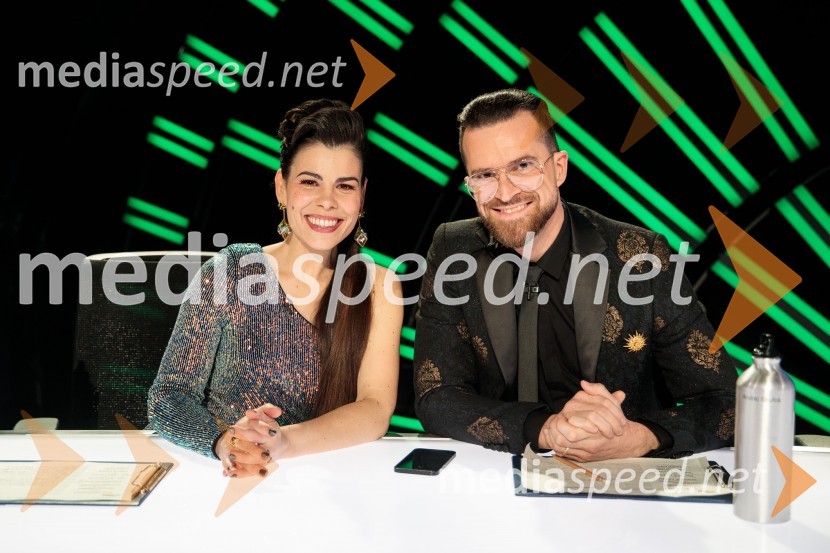  Ana Maria Mitić, stand up komičarka;  Andrej Škufca, štirikratni svetovni plesni prvak in plesni sodnikZnan obraz ima svoj glas, 6. oddaja