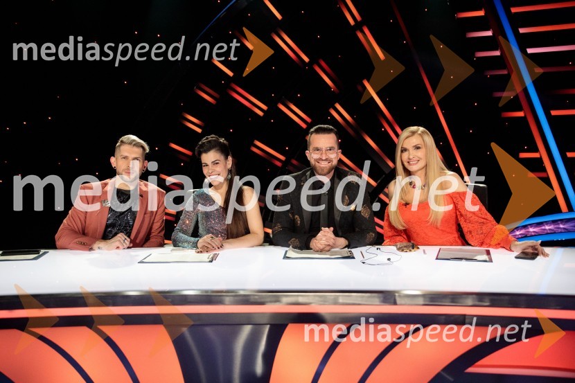  Klemen Bunderla, radijski voditelj, radio Aktual;  Ana Maria Mitić, stand up komičarka;  Andrej Škufca, štirikratni svetovni plesni prvak in plesni sodnik;  Helena Blagne, pevkaZnan obraz ima svoj glas, 6. oddaja