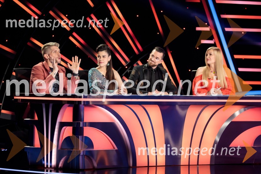  Klemen Bunderla, radijski voditelj, radio Aktual;  Ana Maria Mitić, stand up komičarka;  Andrej Škufca, štirikratni svetovni plesni prvak in plesni sodnik;  Helena Blagne, pevkaZnan obraz ima svoj glas, 6. oddaja