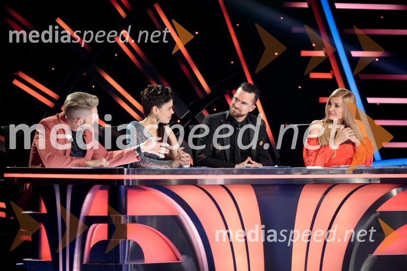  Klemen Bunderla, radijski voditelj, radio Aktual;  Ana Maria Mitić, stand up komičarka;  Andrej Škufca, štirikratni svetovni plesni prvak in plesni sodnik;  Helena Blagne, pevkaZnan obraz ima svoj glas, 6. oddaja