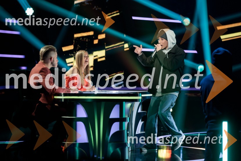  Klemen Bunderla, radijski voditelj, radio Aktual;  Helena Blagne, pevka;  Anej Piletič, BQLZnan obraz ima svoj glas, 6. oddaja