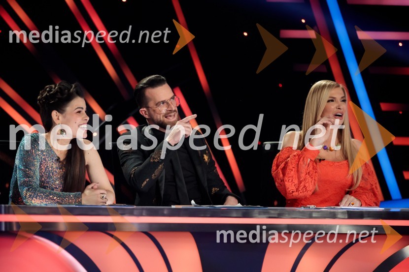  Ana Maria Mitić, stand up komičarka;  Andrej Škufca, štirikratni svetovni plesni prvak in plesni sodnik;  Helena Blagne, pevkaZnan obraz ima svoj glas, 6. oddaja