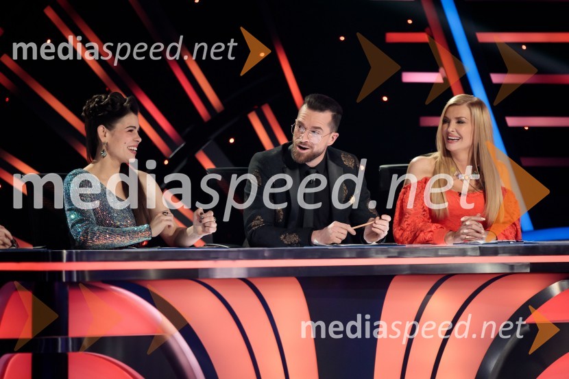  Ana Maria Mitić, stand up komičarka;  Andrej Škufca, štirikratni svetovni plesni prvak in plesni sodnik;  Helena Blagne, pevkaZnan obraz ima svoj glas, 6. oddaja