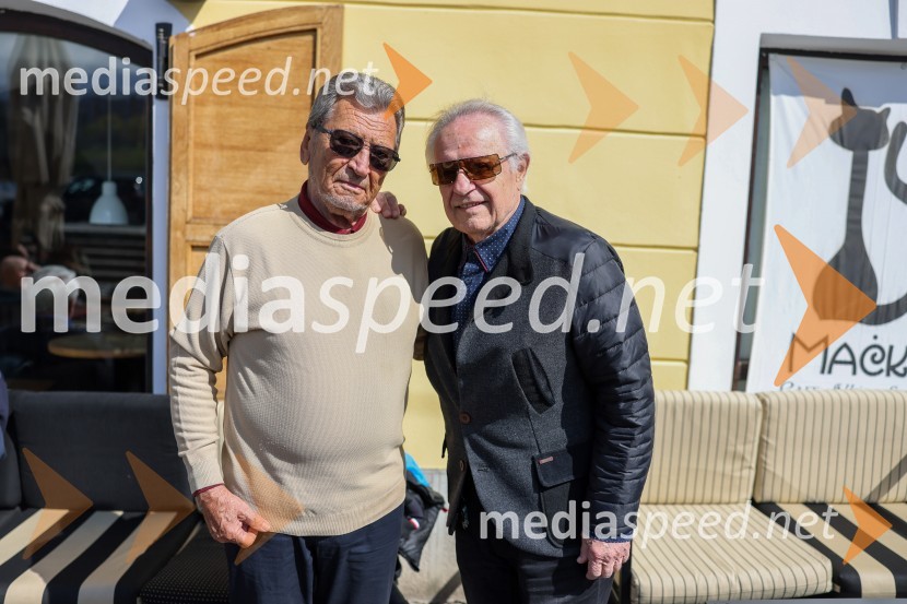  Ludvik Vrbančič, nekdanji direktor, Hotel Slavija;  Alfi Nipič, pevecAlfi Nipič in njegov Maribor