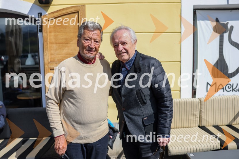  Ludvik Vrbančič, nekdanji direktor, Hotel Slavija;  Alfi Nipič, pevecAlfi Nipič in njegov Maribor