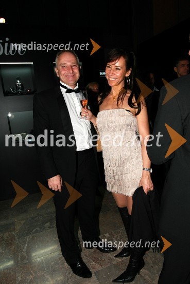 Janez Hudohmet in Simona Hudohmet, Palmers SlovenijaAl Gore v Sloveniji na zabavi Diners Black Card