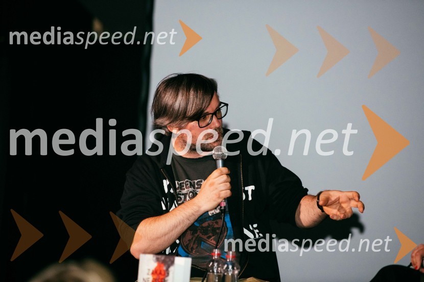  Aljoša Harlamov, urednik Cankarjeve založbeZakaj ne pišem, predstavitev knjige Dijane Matković