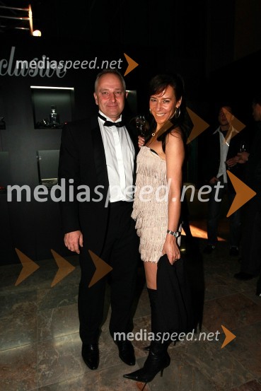 Janez Hudohmet in Simona Hudohmet, Palmers SlovenijaAl Gore v Sloveniji na zabavi Diners Black Card