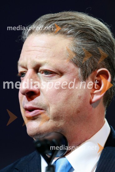 Al Gore, nekdanji ameriški podpredsednik in dobitnik Nobelove nagrade za mirAl Gore v Sloveniji na zabavi Diners Black Card