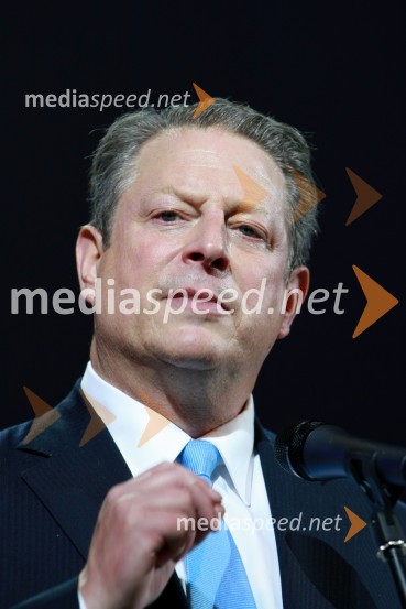 Al Gore, nekdanji ameriški podpredsednik in dobitnik Nobelove nagrade za mirAl Gore v Sloveniji na zabavi Diners Black Card
